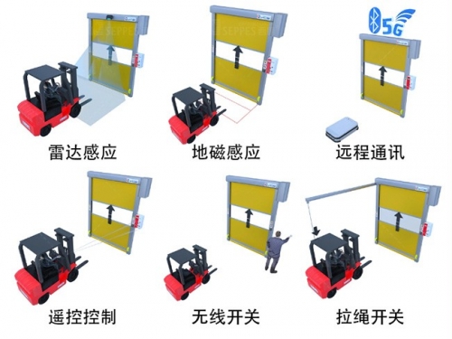 西朗快速卷帘门助力智能车间升级：自动感应开门，与设备联动更顺畅